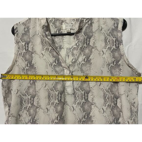 Kenar Womens Small Snake Skin Pattern Lightweight Tank Top Blouse - Picture 5 of 6